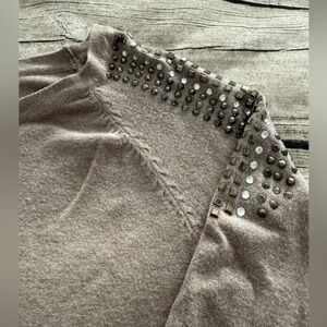 Gorgeous beaded sweater, elegant sweater with  rhinestones. Like new condition